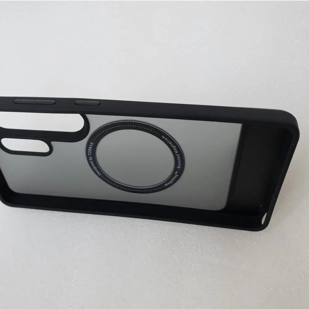 TORRAS Strong Magnetic Case with Kickstand for Samsung Galaxy S26 Ultra - Black